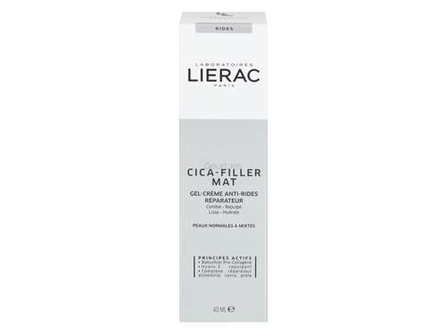Lierac CICA Filler Mat Anti-Wrinkle Repairing Cream-Gel
