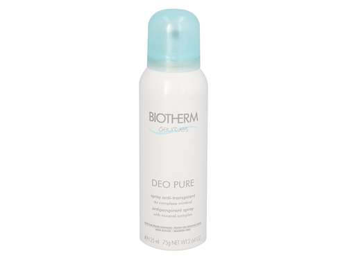 Biotherm Deo Pure Antiperspirant Spray - 125.0 ml. - With Mineral Complex - Alcohol Free